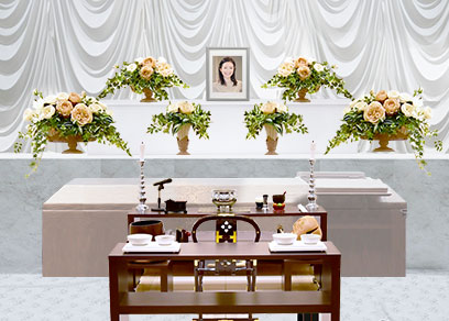 家族葬プラン 祭壇イメージ