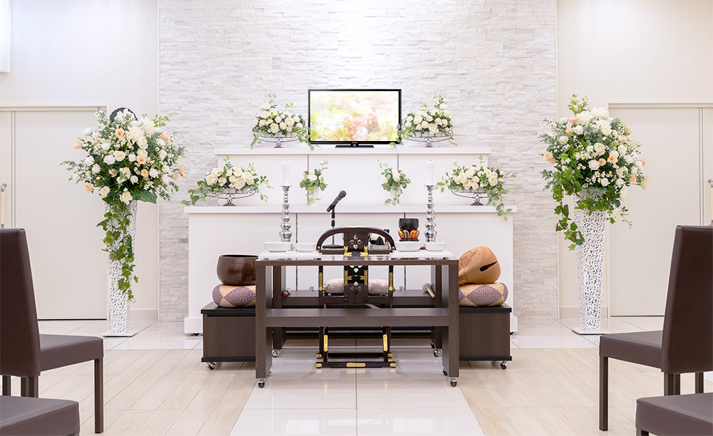 落ち着いた雰囲気の中でご家族だけの大切な時間を