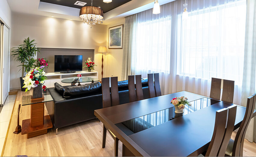 ご自宅のような安心感の親族控室